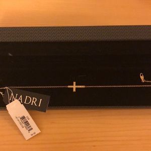 Nadri crystal cross bracelet